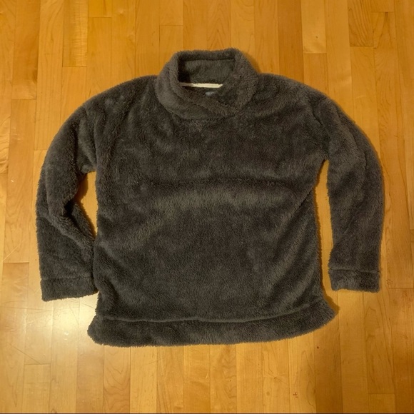 Ladies Cozy Fleece Gray Lounge Pajama Set Small - Picture 7 of 16